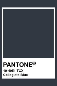 PANTONE 19-4051 TCX Collegiate Blue