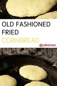 Made with cornmeal, water, salt, sugar, lard | CDKitchen.com