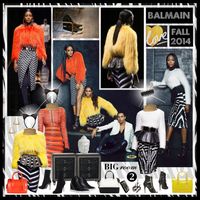 Naomi Campbell, Iman & Rihanna ~ Balmain