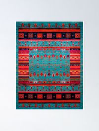 "Epic Traditional Moroccan Calm Blue Artwork by ARTERESTING" Poster for Sale by Arteresting | Redbubble