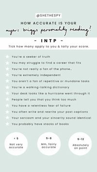 INTP personality