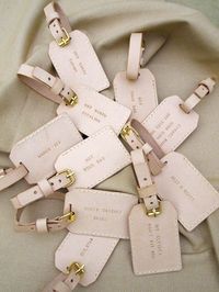 Luggage Tags (for a Destination Wedding) | 42 Wedding Favors Your Guests Will Actually Want