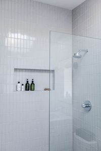 @kohlerco shower with @fireclaytile - Amanda Jane Jones