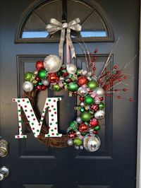 Front Door Christmas Wreath possibility