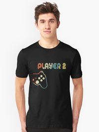 Player 1 Player 2, Old School Video Game Valentines Day T-Shirts for Boys, Girls, Men and Women, for him or her or your best friend. Perfect for a family costume,couples, in valentine’s day or christmas day or Halloween costume. / Do you love Valentine’s Day? Love celebrating the holiday with all your heart, Perfect Couples Gifts distressed Shirts for photo booth pictures or on a special v-day date. • Also buy this artwork on apparel.