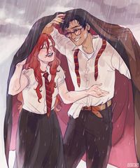 James and Lily - Early summer rains by viria
