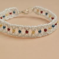 Wanna seed beads bracelet? See here and follow me to check how to make handmade seed beads bracelet with colorful pearl beads.