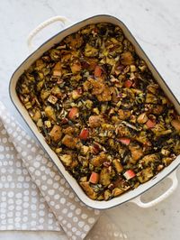 Apple Thyme Wild Rice Stuffing