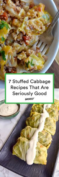 It's not just for St. Patty's Day. #greatist https://greatist.com/eat/stuffed-cabbage-recipes