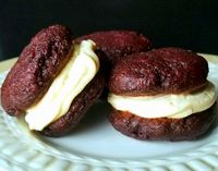 Red Velvet Whoopie Pies