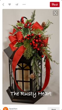 Traditional Christmas Lantern | Christmas Table Decor