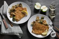 Wildtree - Schnitzel with Roasted Brussels Sprouts and Apples