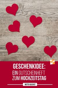 Im Laufe der Jahre wird es immer schwieriger dem Partner ein Geschenk zu machen. Wie wäre es zur Abwechslung einmal mit einem persönlichen Gutscheinheft?