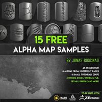 15 Free Alpha Sample Pack by J Roscinas