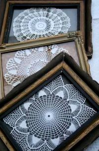 Dishfunctional Designs: Creative Uses For Old Lace Remnants & Crochet Doilies