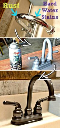 Spray Paint Faucet