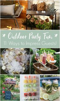 11 Ways to Impress Guests at Your Outdoor Party via @jennyonthespot