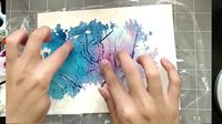 3 Simple Tricks for Unique Watercolor Textures: w/ Salt; Bleach; Cling Wrap By Teela Cunningham. (Pin#1: Inking-Water-base...Ink Techniques-Misc. Pin+: Inking-Water-base...+Salt; Inking-Water-base...+Bleach; Inking-Water-base...Cling Wrap; Mixed Media).