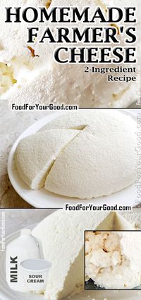 What can I say? Easy and delicious! I think this is the best farmer's cheese I have ever tasted. Homemade Farmer's Cheese Recipe | FoodForYourGood.com Full RECIPE: https://www.foodforyourgood.com/side-dishes/homemade-farmers-cheese-recipe.html YouTube Video: https://youtu.be/4fl7rGreU8w