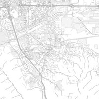 Bright outlined vector map of Pleasanton, California, USA This printable map was created for monochrome infographic backgrounds. Feel free to modify this map of Pleasanton and add colorful pointers, t... ... #map #download #stockimage #PDF #license #openstreetmap #printout #design #background #vector #hebstreit