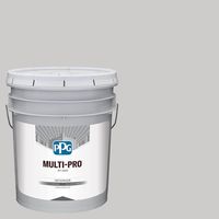 PPG Multi-Pro Interior Wall and Ceiling Paint is a durable, quality interior vinyl acrylic paint designed for new and repaint applications where speed of application is most important in both the commercial and multi-family markets. Multi-Pro Interior Wall & Ceiling paint has good previous paint color hide and easy application properties on walls, ceilings and trim surfaces. Color: Steely Gaze.