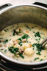 Instant Pot Zuppa Toscana Sausage Gnocchi Soup