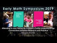 2019 Early Math Symposium Keynote Megan Franke, PhD - YouTube
