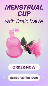 100% medical silicone menstrual cup is a healthy and environmentally friendly alternative to tampons/pads. Small (S) suitable for women who have not given birth to a child or women up to the age of 25 years. Large (L) suitable for women who have given birth to a child or who are over the age of 25 years.