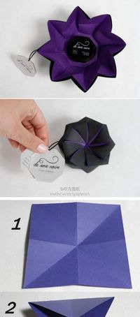 DIY Tutorial: DIY Arts & Crafts / DIY Origami Flower Box - Bead&Cord