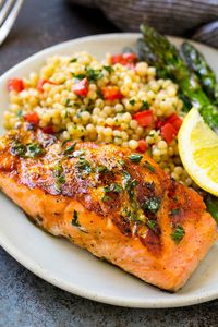 Marinated Salmon Recipe | Grilled Salmon | Garlic and Herb Salmon #salmon #grilling #marinade #fish #dinner #dinneratthezoo