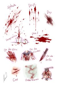 Nunca está de más saber como ensangrentar un dibujo (?