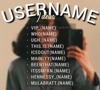 Username ideas, usernames, baddie, Instagram username ideas