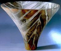 Jane Perryman Raku Vessel. ”