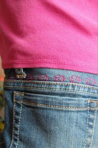 Looking for a fun way to spruce up your wardrobe? Just add some decorative stitches! Check out this blog at weallsew.com to learn how to add decorative stitching to your jeans.