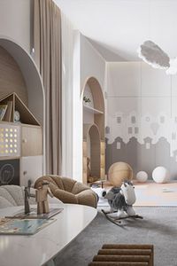 Conçue par l'architecte égyptien Ahmed Elfarsi, cette fantastique salle de jeux a tout ce dont vous avez besoin pour offrir à vos enfants l'espace parfait pour qu'ils poursuivent leurs propres aventures. #pepiniere #chambresdenfants #decor #designdinterieurs #chambre#decordechambre #inspirationdeschambres #chambredebebe