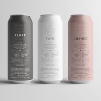 Lovely use of colour and text on these cans. Love packaging design #packaging