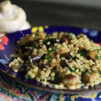 Couscous aux champignons