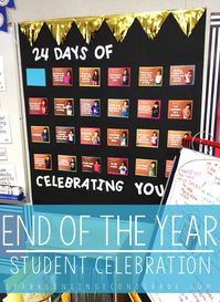Celebrating the end of the year can be a special time for you and your students, use the end of the year countdown to celebrate their successes!