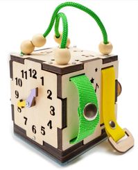 This middle busy cube - tiger, wooden baby fidget toy, montessori travel activity tactile and sensory busy board for toddlers. A wooden busy cube is great for traveling. During a trip your kid will spend time fruitfully, will develop fine motor skills and hand coordination, stimulates the visual and auditory receptors, trains dexterity and concentration. Activity cube has many interesting elements, so your child will spend hours investigating all of this features.