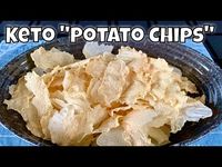 Keto "Potato Chips" - Dehydrated, Crispy, Delicious Jicama Chips - YouTube