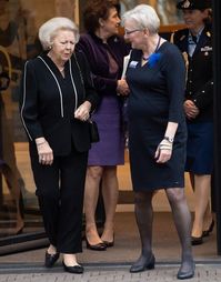 Princess Beatrix visited the Foundation for Recognition in The Hague