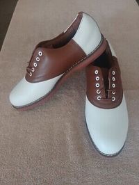 TZ GOLF - Polo Ralph Lauren Women's Brown White Saddle Oxford Golf Shoes Size 9D | eBay