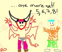 https://drawception.com/game/xSpBe9mNXD/exercise-the-demon/