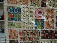 A close-up of Lori's quilt.