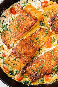 Tuscan Butter Salmon Is An Impressive Dinner That ANYONE Can MakeDelish
