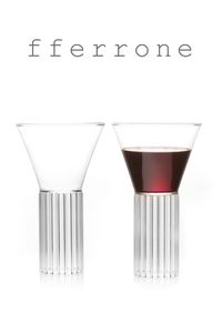The Sofia Collection is a contemporary series of glassware with a vintage touch. A cylindrical fluted stem ascends to a flat bottom vessel with a wide rim, a look that gives the grace of a forgotten time to our modern kitchens. Handcrafted without the use of molds by master glassblowers. The borosilicate glass allows for a range of hot and cold applications and is oven, microwave, and dishwasher-safe for everyday use. Design: Felicia Ferrone, 2016 Handcrafted in Czech Republic