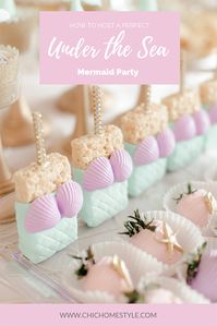 Get all the details and shop the most popular decor and party supplies for the perfect under the sea mermaid party!