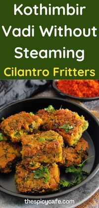 A delicious nutritious vegan protein-rich Indian snack recipe. This is a popular Maharashtrian snack recipe made with coriander leaves (cilantro). This is easy to make & can be done in a steamer or without steaming. Kothimbir is a Marathi word for coriander leaves/cilantro & Vadi means cubes, served with chutneys. how to make kothimbir vadi | how to make Maharashtrian kothimbir vadi | Indian snacks #kothimbirvadi #maharashtrianrecipes #veganrecipes #vegetarianrecipes #snacks #indiansnackrecipes