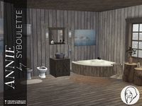 Annie bathroom set - Syboulette Custom Content for The Sims 4
