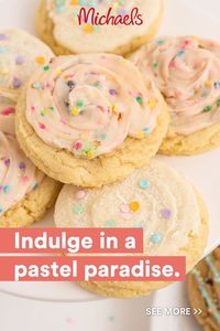 Bake the day even sweeter with the yummiest pastel toppings.